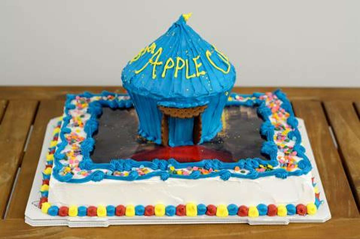 The official birthday cake of the Big Apple Circus features an 8-in. tall circus tent replica over a red carpet made of edible icing. Click through for a look at other fun Carvel cake designs >>