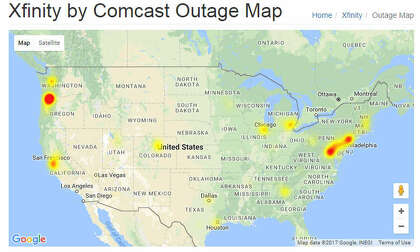 Comcast Outage Chart