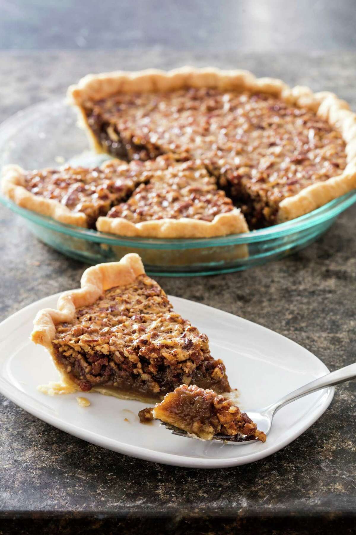 Pecan Pie from "Cooking at Home with Bridget & Julia" from America's Test Kitchen.