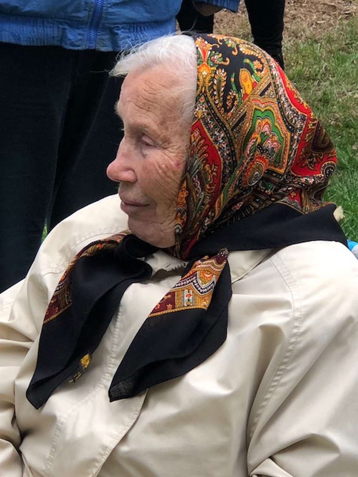 Lukera Kauta, survivor of the Holodomor genocide in Ukraine attended a memorial service in Cohoes Nov. 5, 2017. (Andrij Baran)