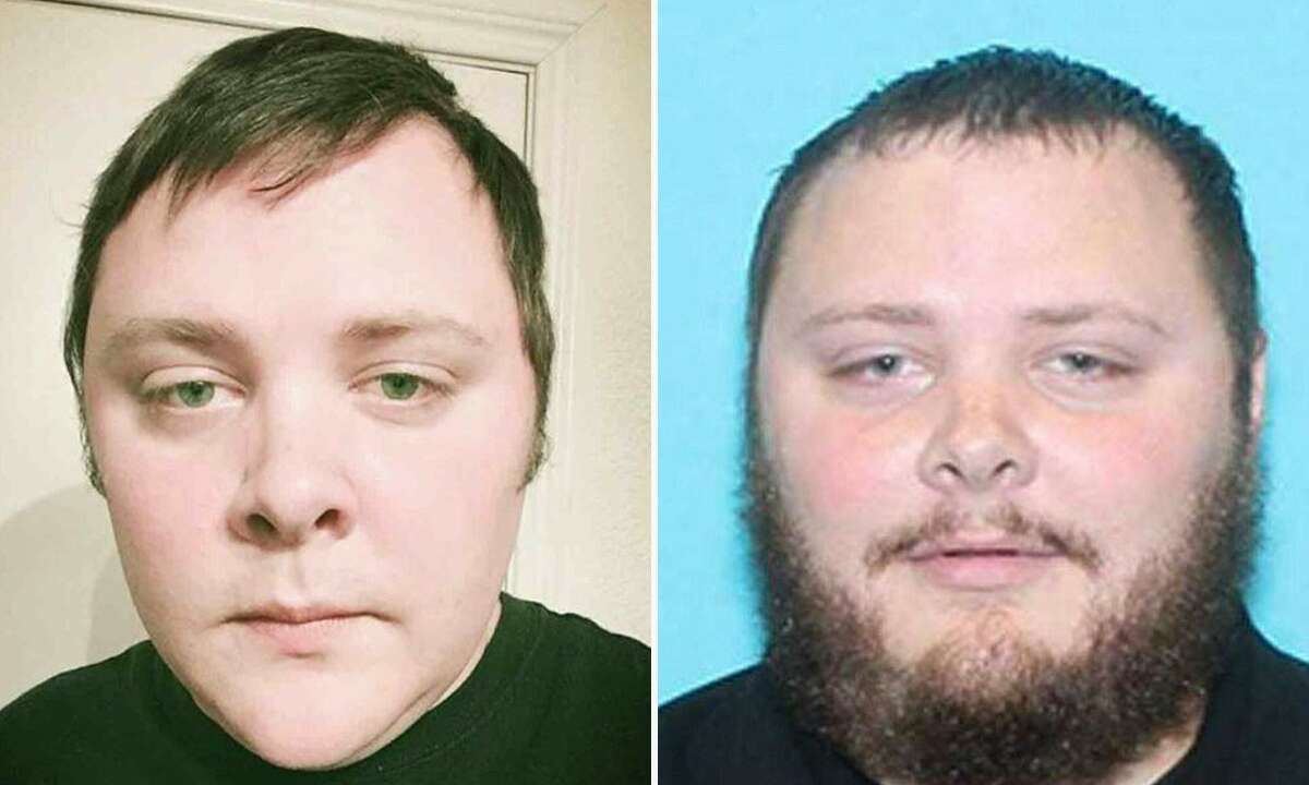 These two images widely distributed on social networks on November 06, 2017, allegedly show 26-year-old Devin Kelley who walked into the church in Sutherland Springs with an assault rifle on November 05, killing 26 people and wounding 20 more. Sunday's carnage in Sutherland Springs, a rural community of some 400 people southeast of San Antonio, came just five weeks after the worst gun massacre in modern US history, when a gunman killed 58 people at an open-air concert in Las Vegas. / AFP PHOTO / OFF / - / RESTRICTED TO EDITORIAL USE - NO MARKETING - NO ADVERTISING CAMPAIGNS - DISTRIBUTED AS A SERVICE TO CLIENTS -/AFP/Getty Images
