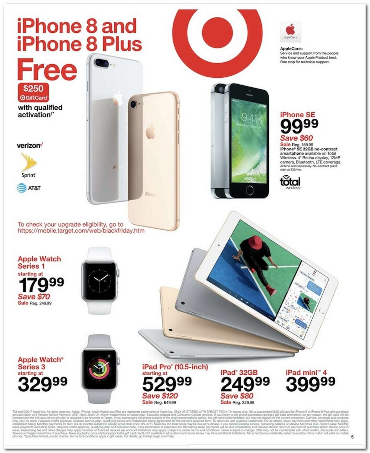 Target has released its 2017 Black Friday Doorbuster ad. Prices and promotion begin on Thursday, Nov. 23 at 6 p.m. and are subject to change and availability, based on the retailer's determination.