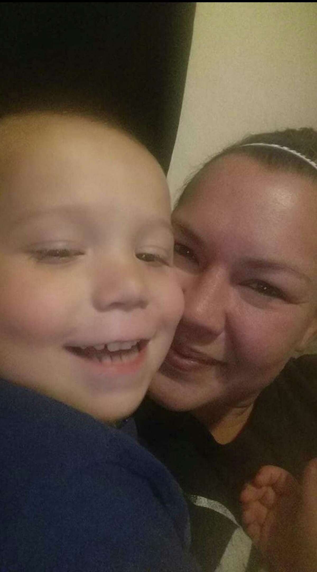 Joann Ward and her son, Ryland Ward. The little boy, who was shot five times in the Sutherland Springs church massacre turned 6 during his hospital stay. He was released from the hospital Jan. 11, 2018.