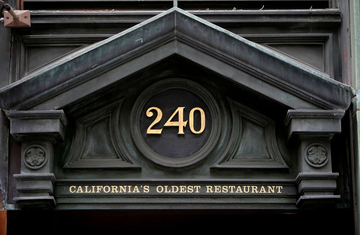 The Tadich Grill on California St. in San Francisco, Calif. on Tues. October 27, 2015, where a sign over the front door reads California's Oldest Restaurant.