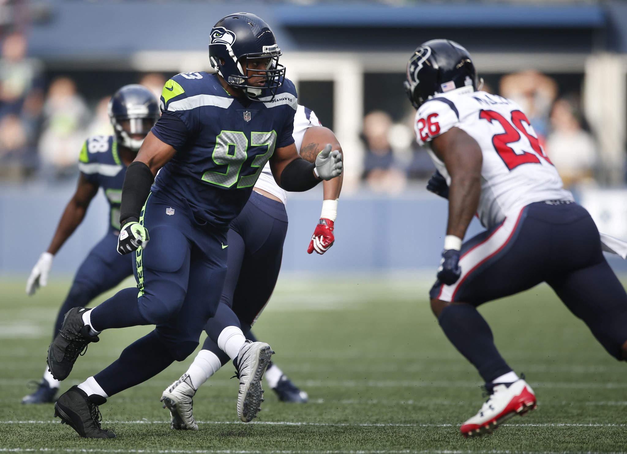 Another reason Seahawks waived Dwight Freeney — worries about depth at  linebacker?