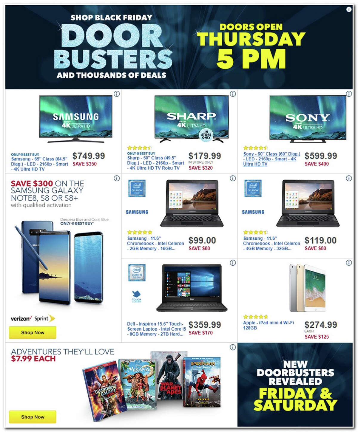 Best Buy released their 2017 Black Friday ad and over the circular's 50 pages are some of the hottest electronics deals of the year.