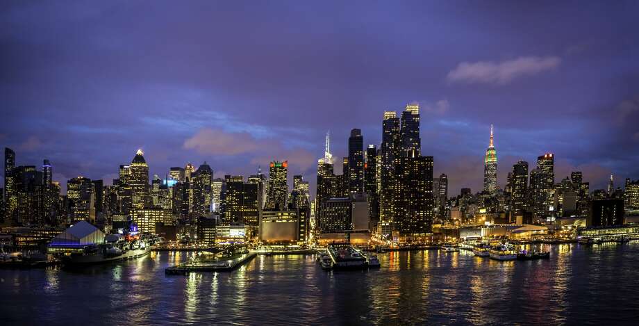 Image result for new york city skyline night getty