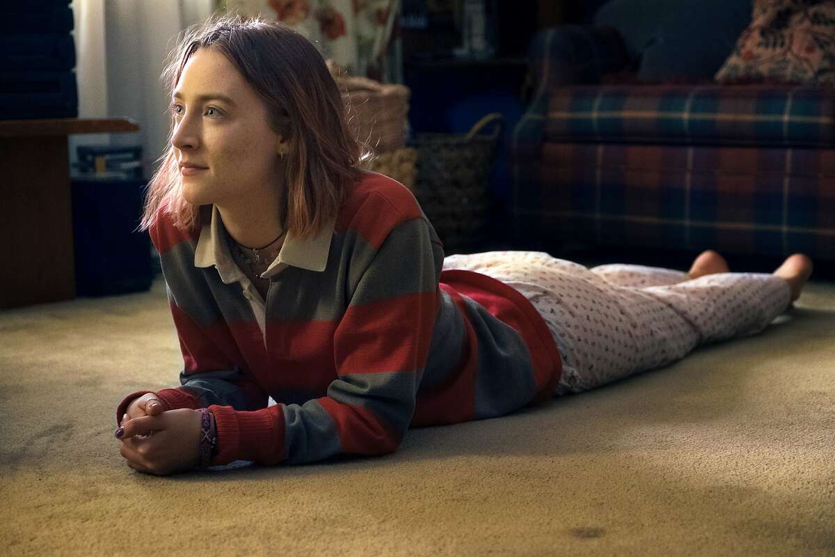 This image released by A24 Films shows Saoirse Ronan in a scene from "Lady Bird." (Merrick Morton/A24 via AP)