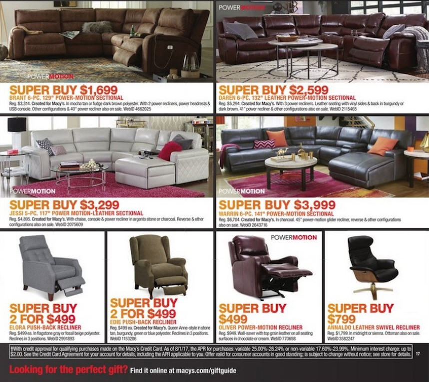 Macy's black deals friday furniture