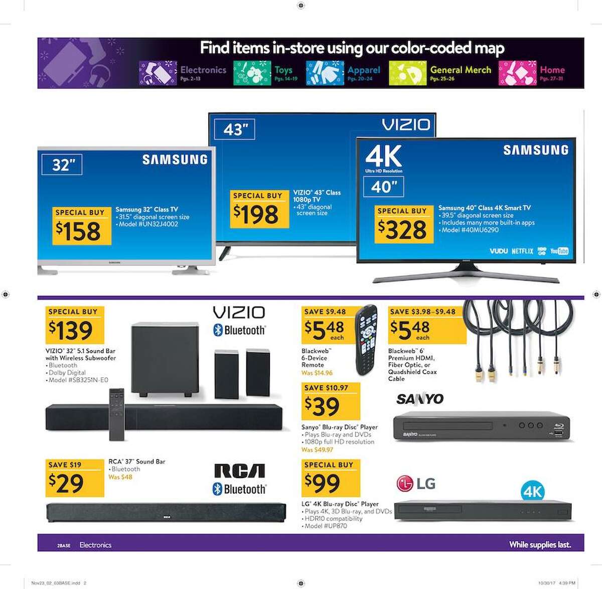 Walmart Black Friday Flyer November 27 to 29, 2020