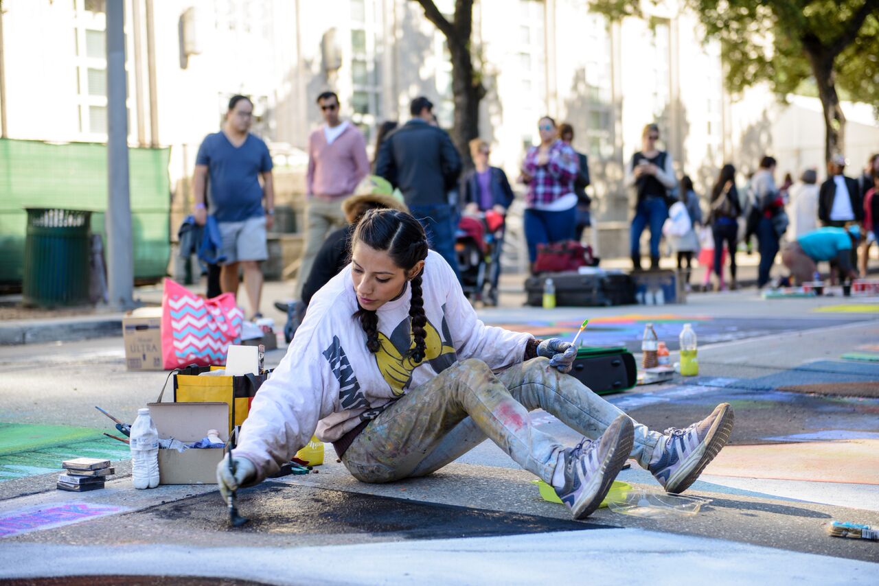 Via Colori chalk-art festival to brighten downtown Houston streets