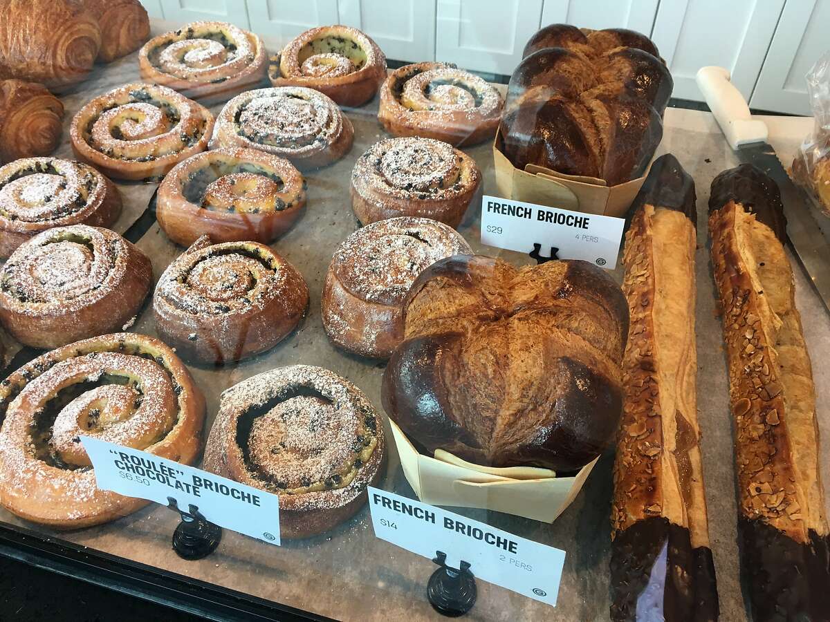 Assortment of pastries and baked goods, including brioche, are served at five-week-old French-style bakery, Les Gourmands.