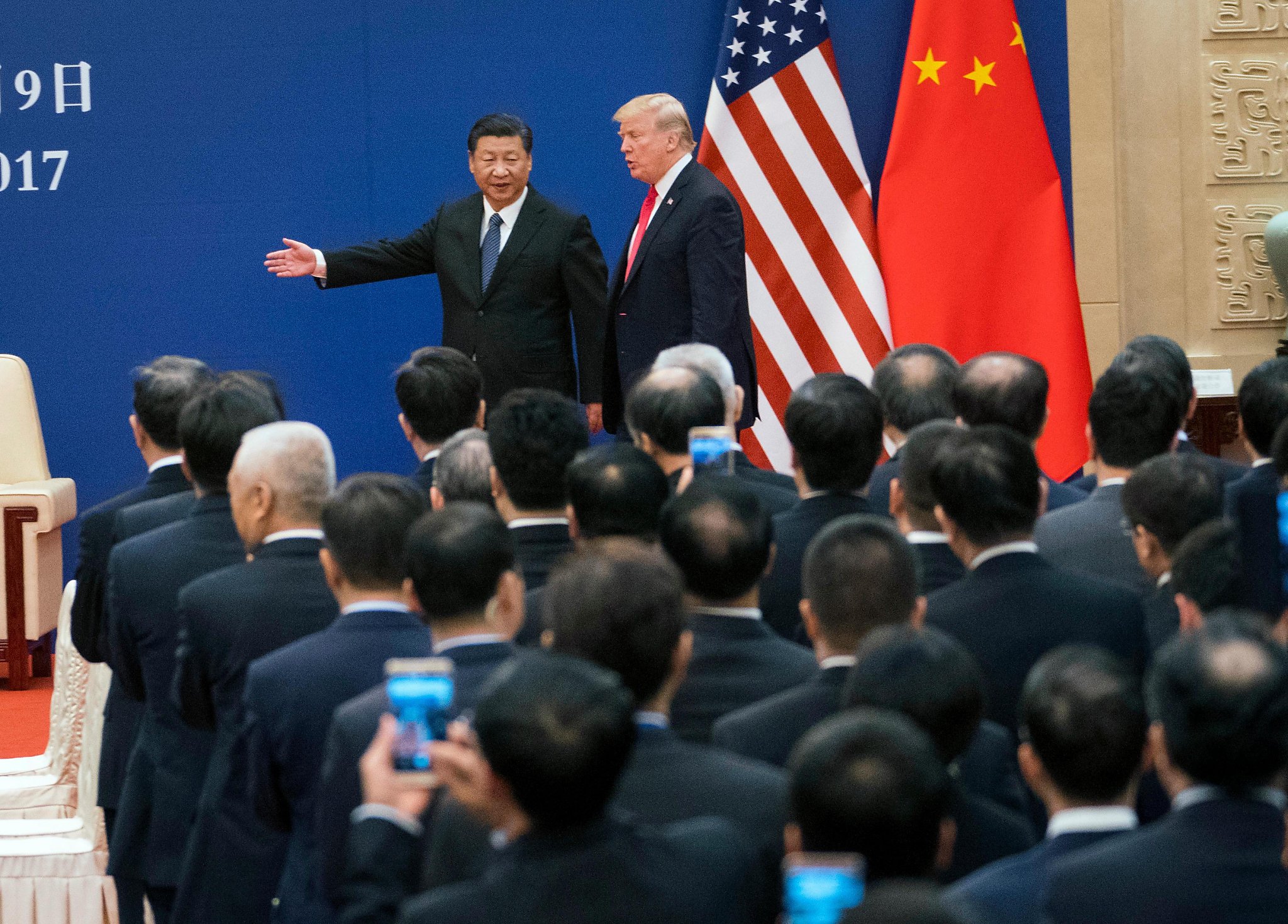 Trump In China, Places His Bets On Flattering Leader