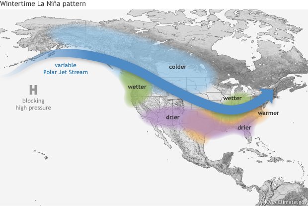 La Niña Is Here But That Doesnt Necessarily Mean A Dry Winter For
