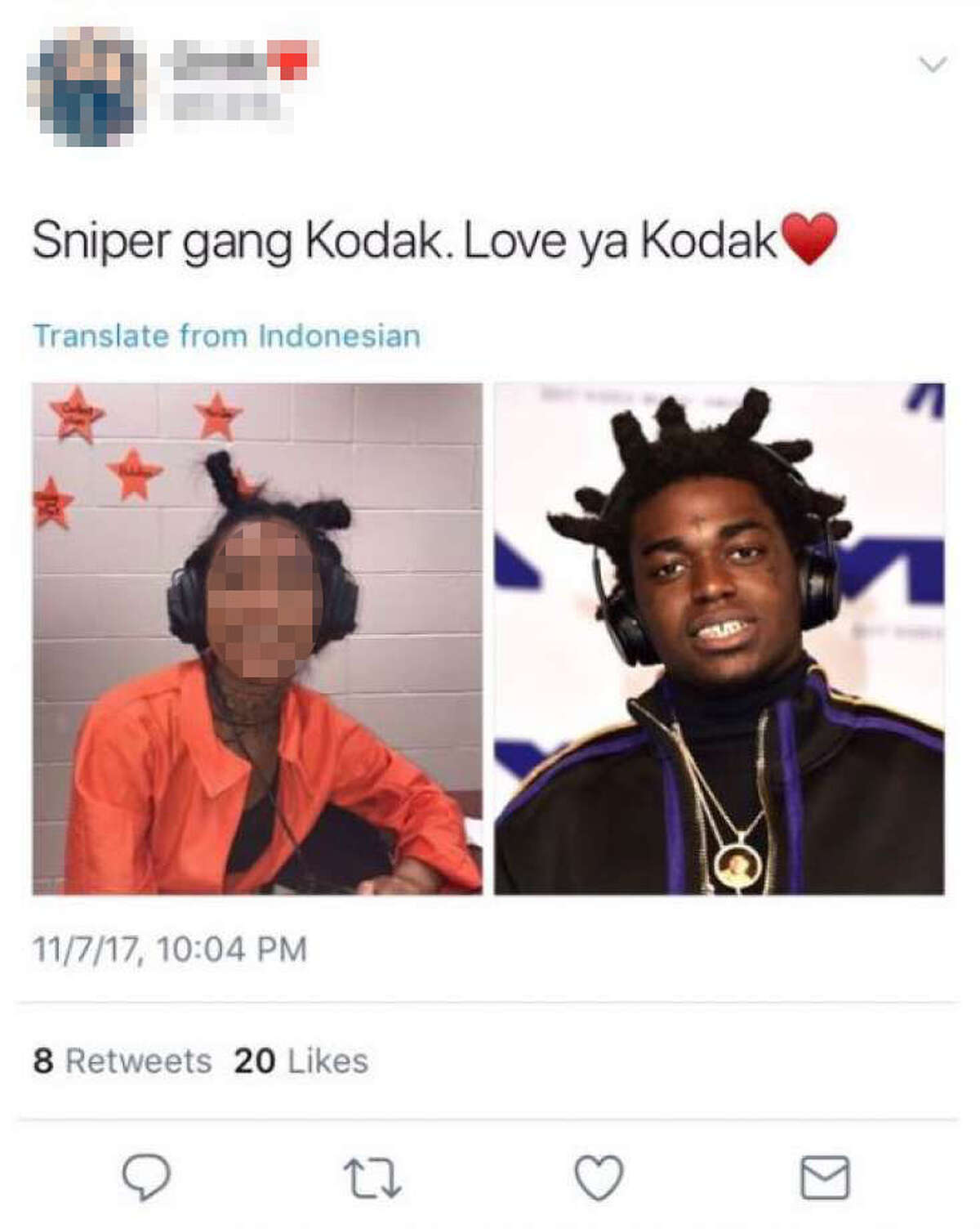 One social media post shows a United High School senior dressed in blackface as American rapper Kodak Black.