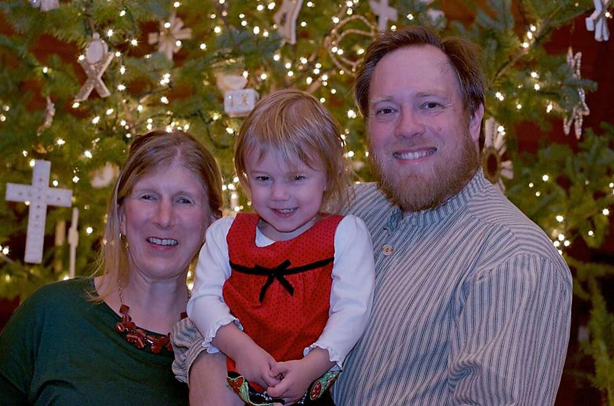 Kara Lemieux, Jason Kracht and their daughter last year, in one of the few family photos they had on Facebook.