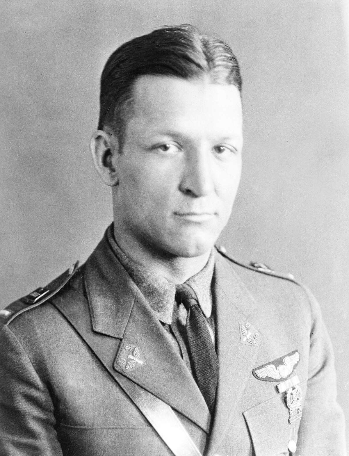 In this handout from the U.S. Air Force, Brig. Gen. Kenneth N. Walker of Glendale, Calif., is shown in this undated photo. Nearly 75 years after his father disappeared during a bombing mission over a remote Pacific island, Douglas Walker, the son of the highest-ranking recipient of the Medal of Honor still listed as missing from World War II, is pushing for renewed interest in finding the crash site and the remains of the crew. (AP Photo/USAF)