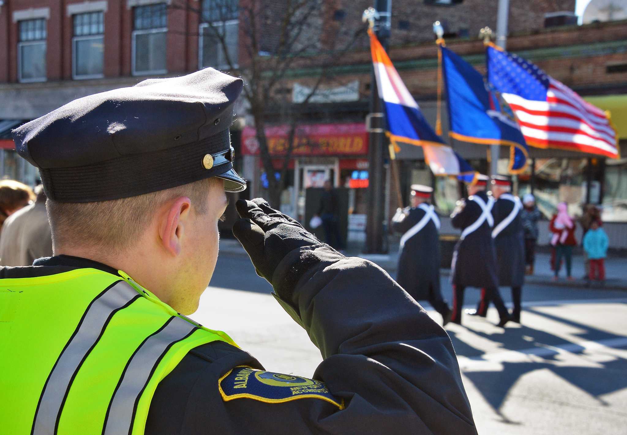 Albany parade marks Veterans Day