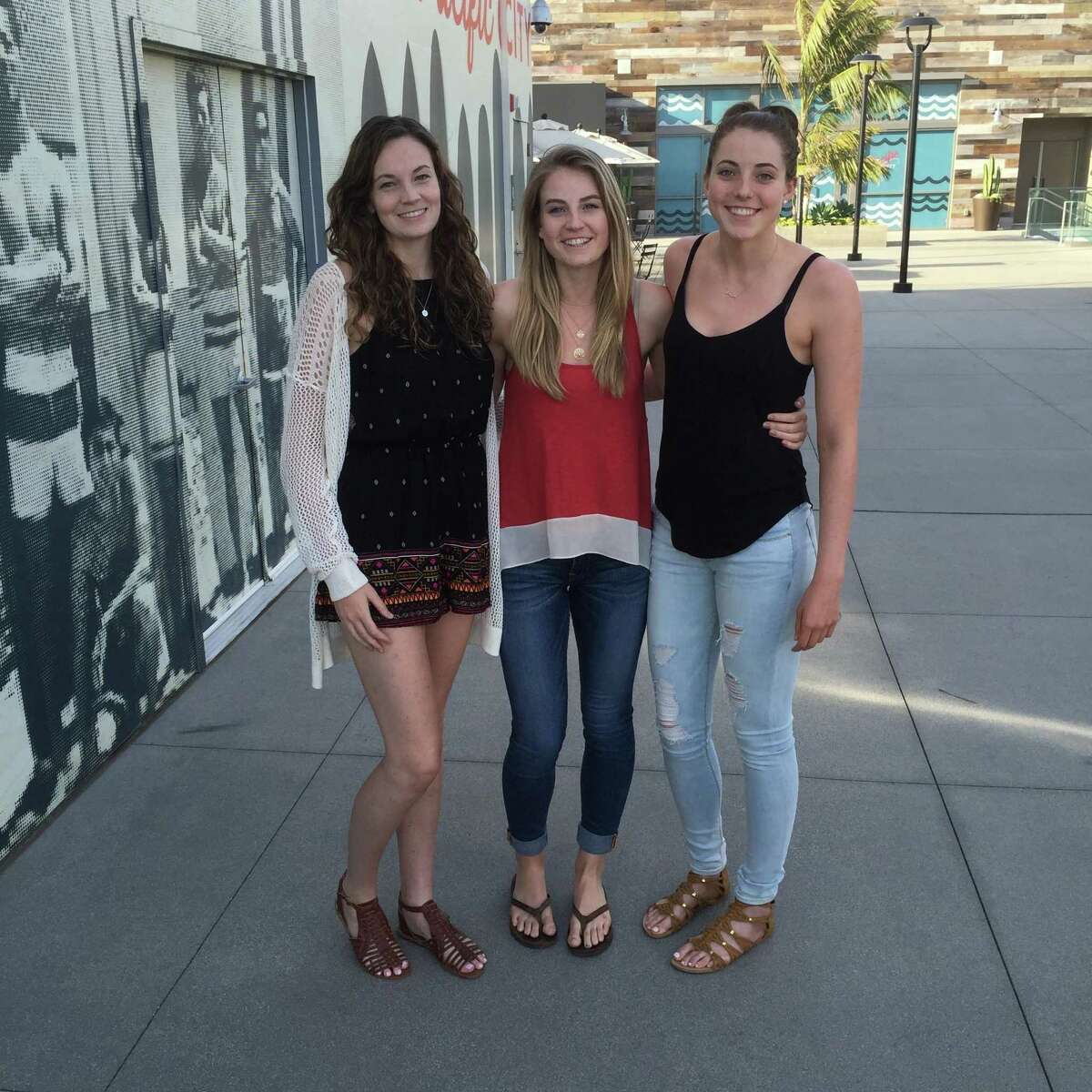 From left, sisters Bonnie, Karlie and Katie Lou Samuelson.