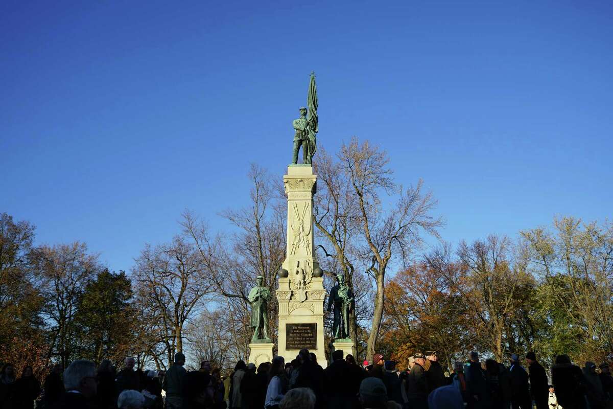 Photos Monument dedication in Cohoes