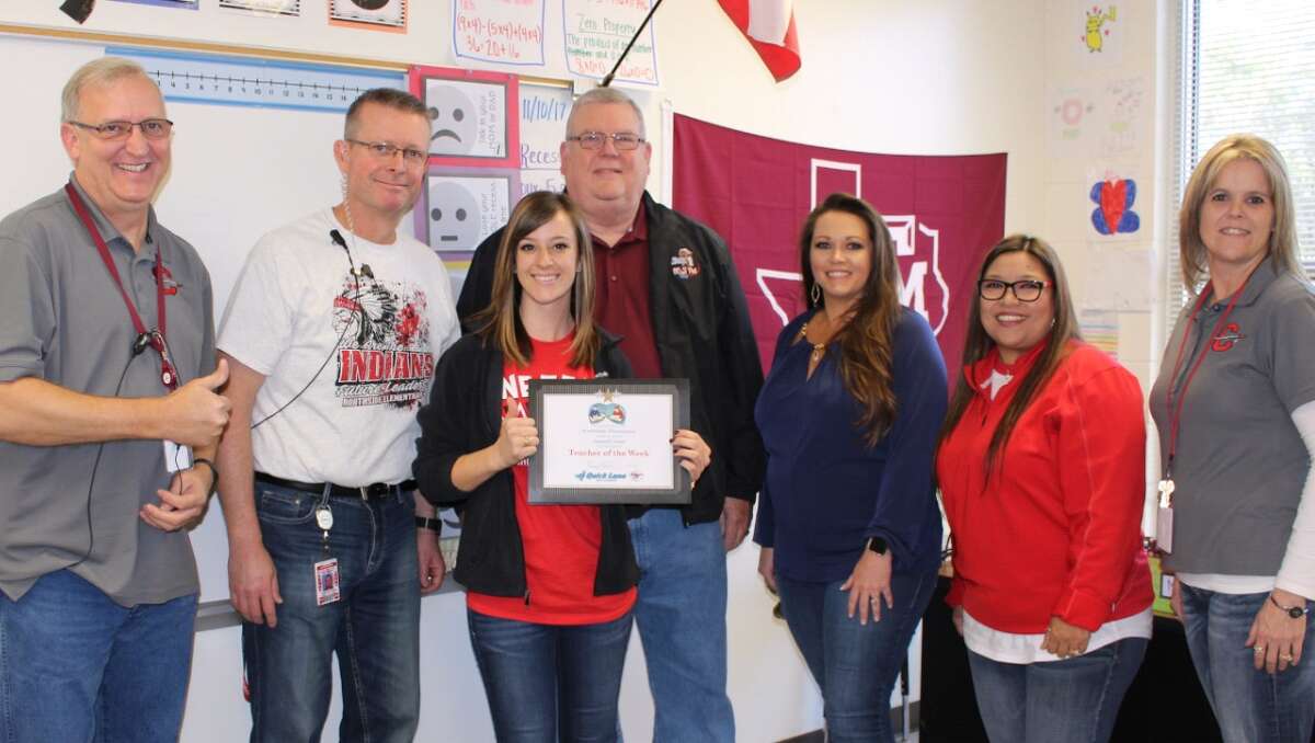 Loux selected as Cleveland ISD Teacher of the Week