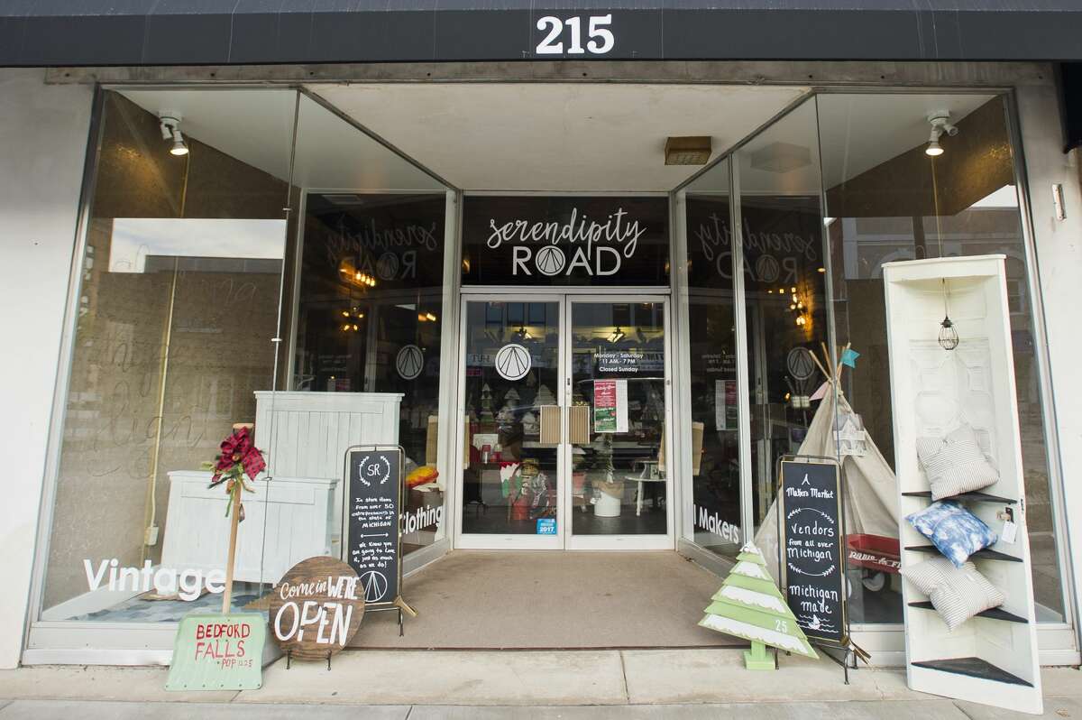 Serendipity Road is a new a boutique at 215 E. Main St. that carries Michigan products. (Katy Kildee/kkildee@mdn.net)