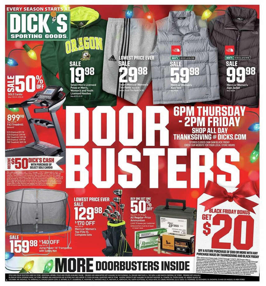 Dicks Sporting Goods 2017 Black Friday Ad Houston Chronicle 