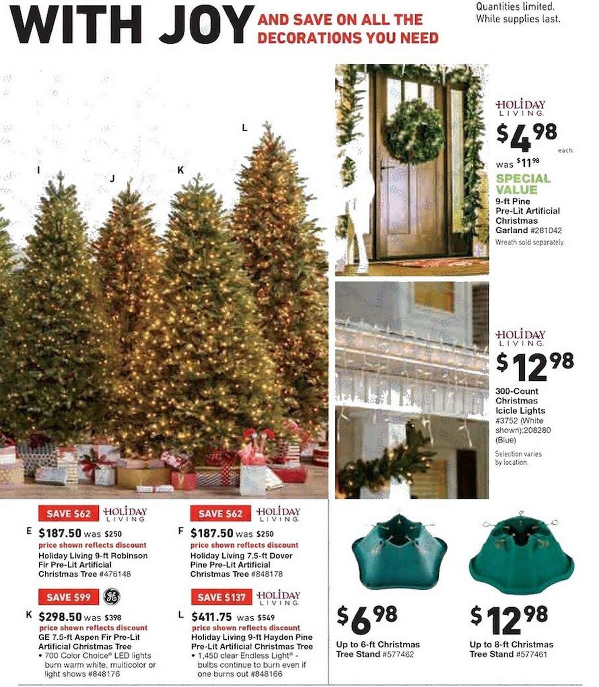 Lowe's released their Black Friday ad and holiday hours. Their stores will be open at 6 a.m. on Friday, Nov. 24, 2017 and deals last until Nov. 29, unless otherwise noted.