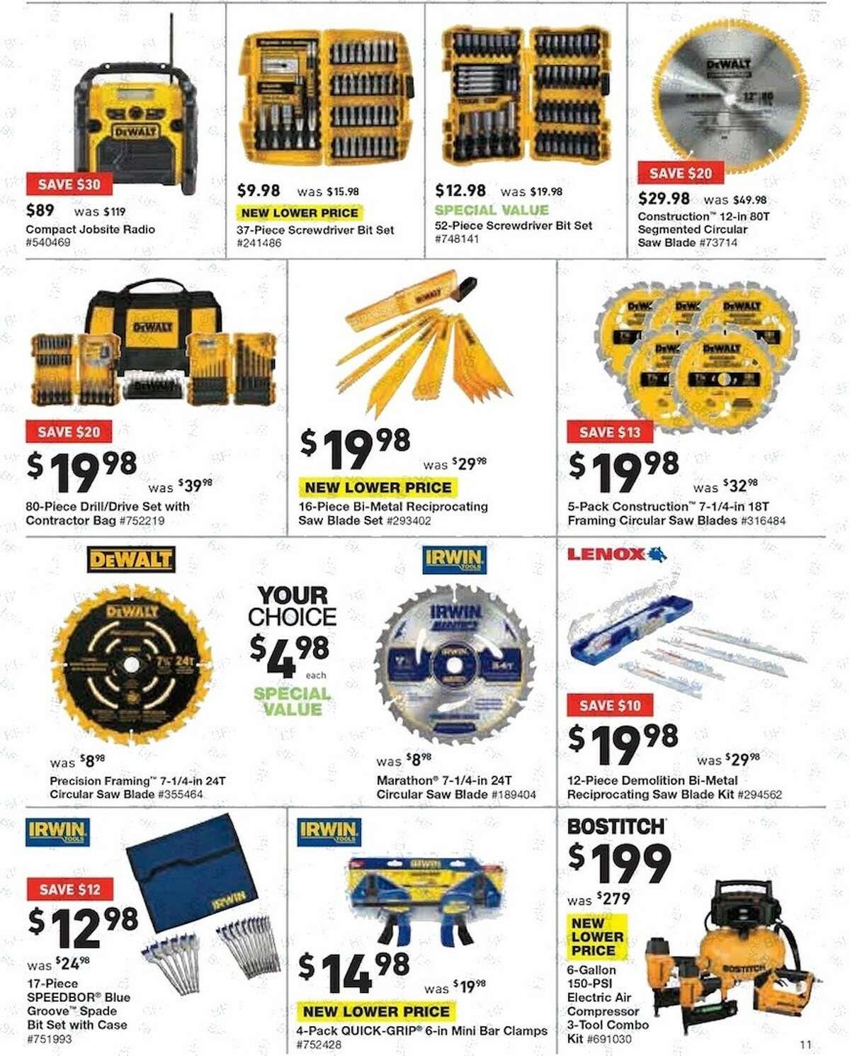 Lowe's released their Black Friday ad and holiday hours. Their stores will be open at 6 a.m. on Friday, Nov. 24, 2017 and deals last until Nov. 29, unless otherwise noted.