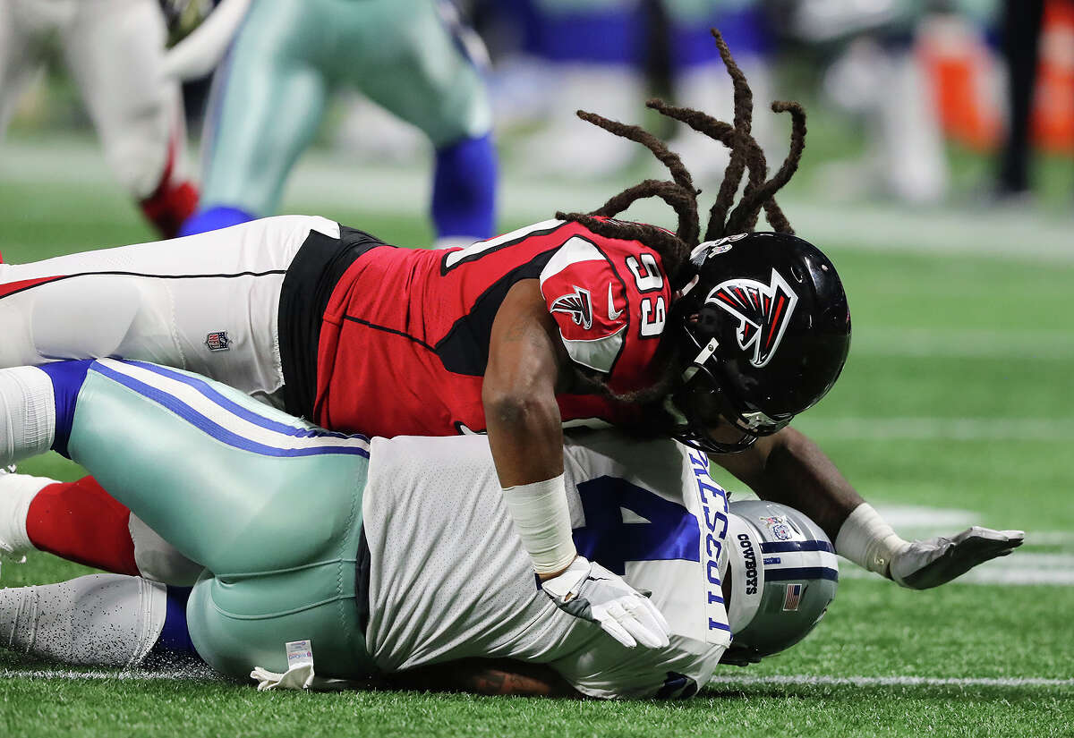 Adrian Clayborn, Atlanta Falcons sack Dallas Cowboys in dominating win 