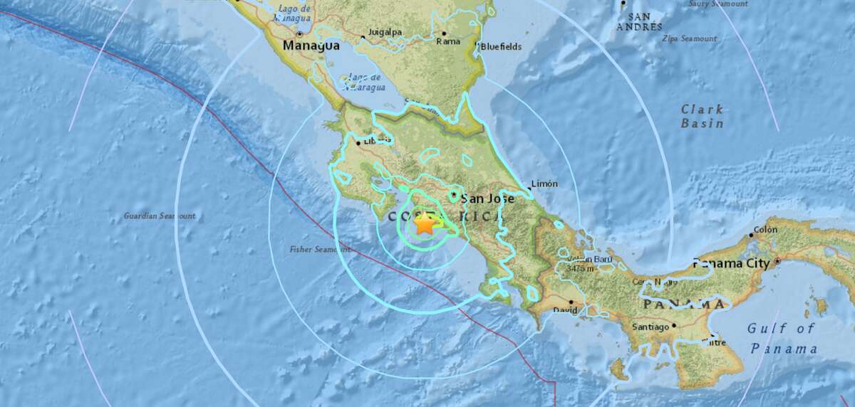 6.5-magnitude quake hits Pacific coast of Costa Rica