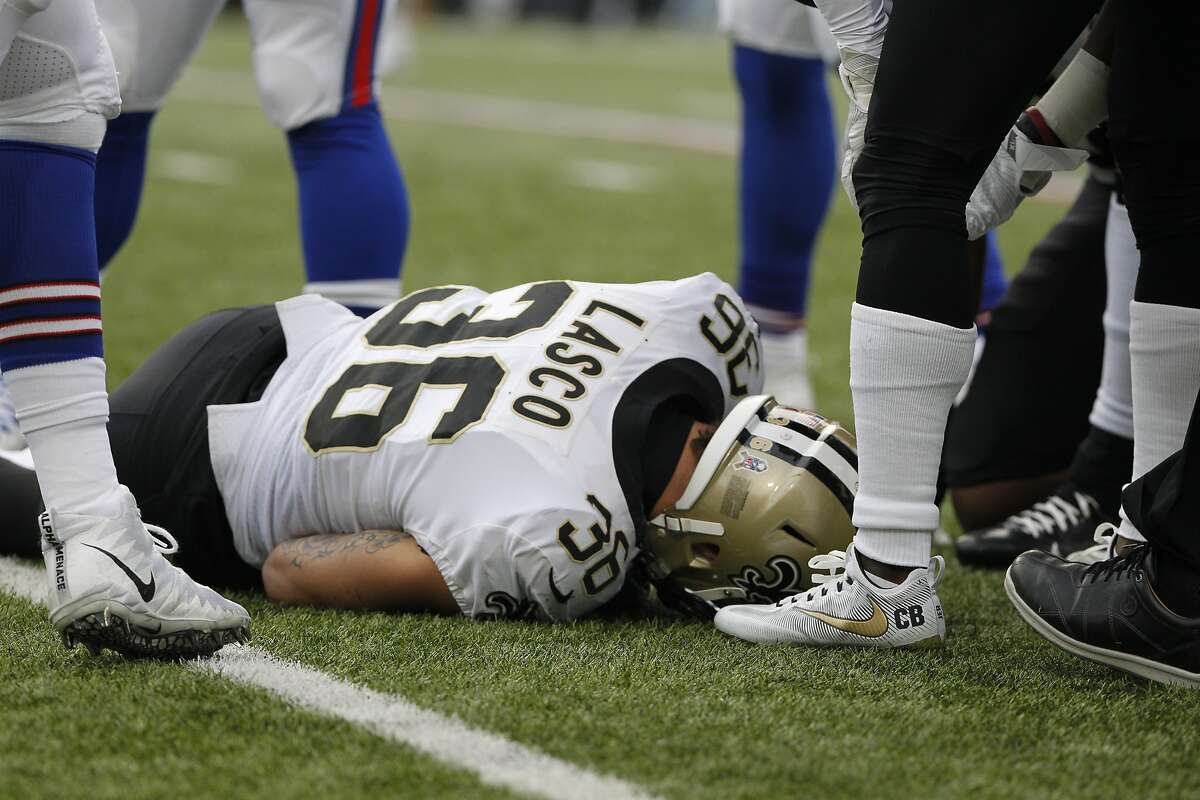 Watch: New Orleans Saints' Daniel Lasco injured, taken off field