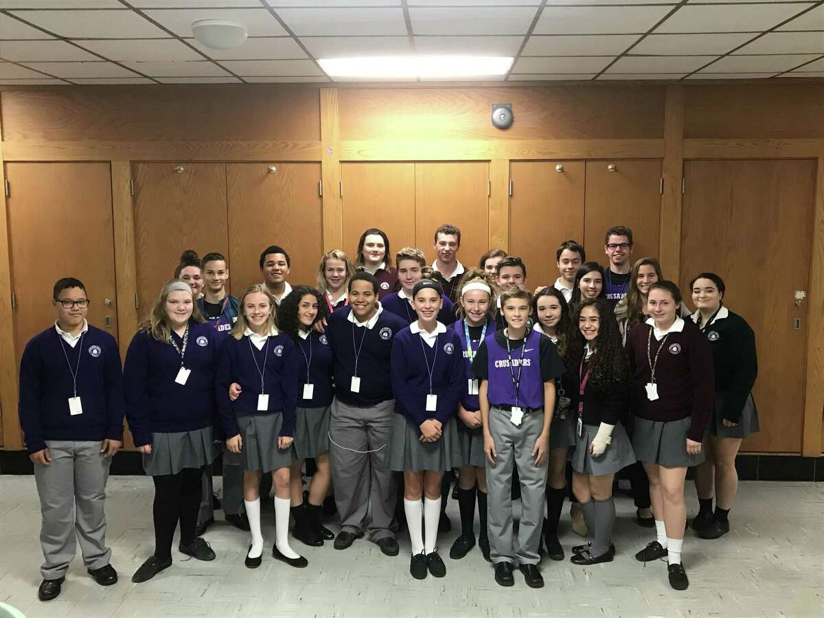 The Social Media Club at Catholic Central High School in Troy.