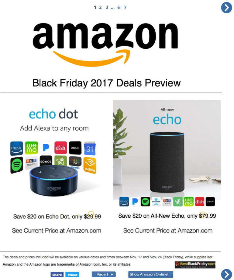 alexa echo black friday deals