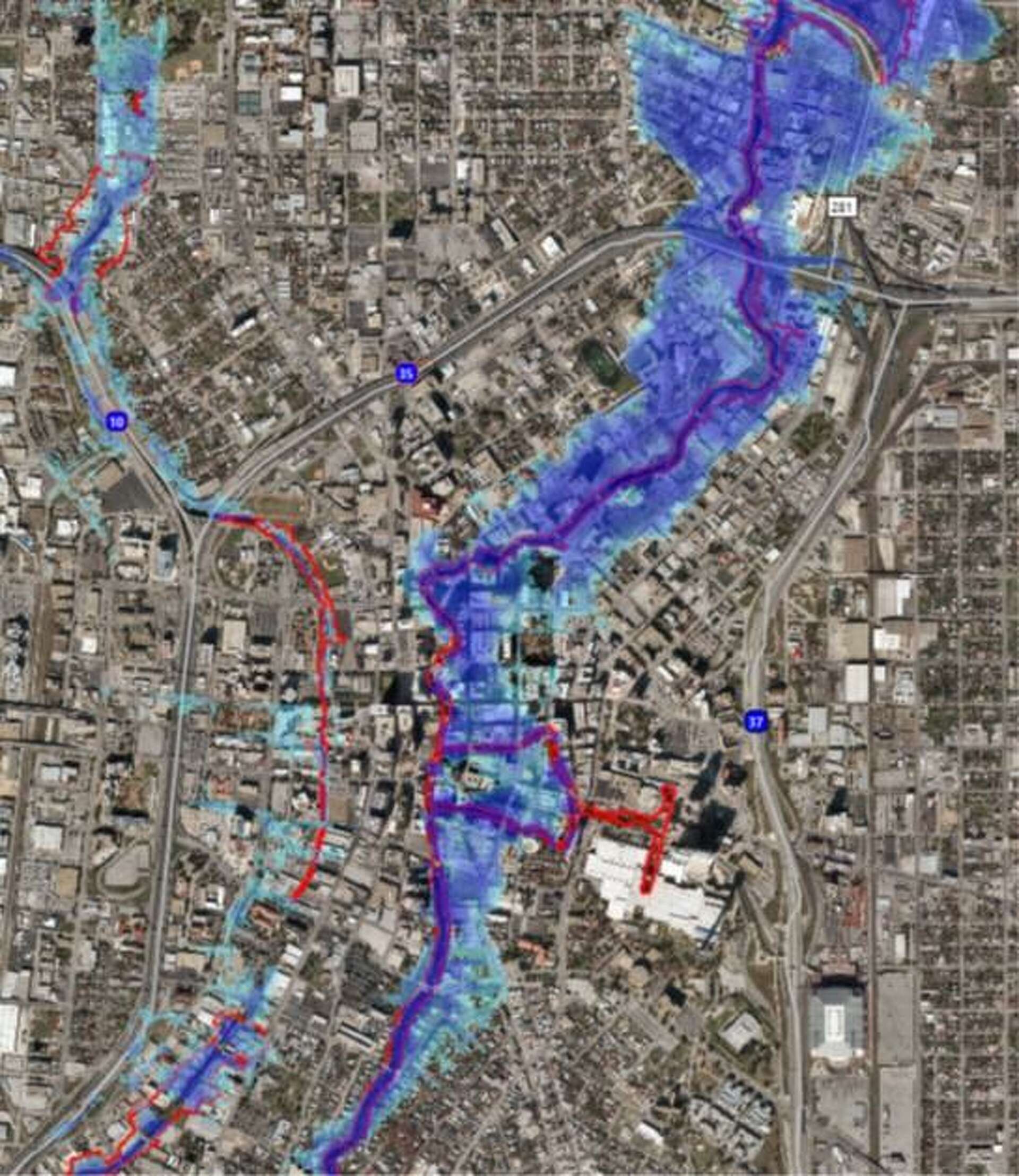 Simulation: Harvey-level storm flooding would inundate central San Antonio