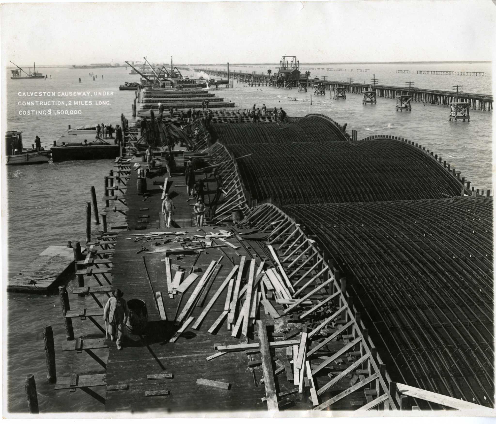 Great New Causeway Exemplifies Growth Of Motor Traffic