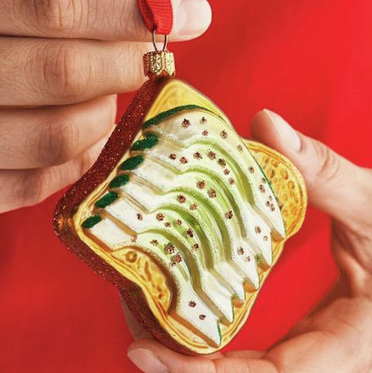 Sur la Table now sells avocado toast ornaments for $17.