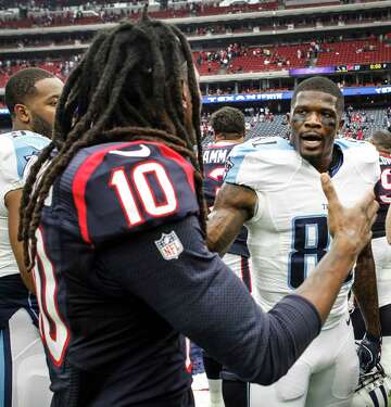 Andre Johnson Gave Deandre Hopkins Early Nfl Lessons As Texans Teammates Houstonchronicle Com