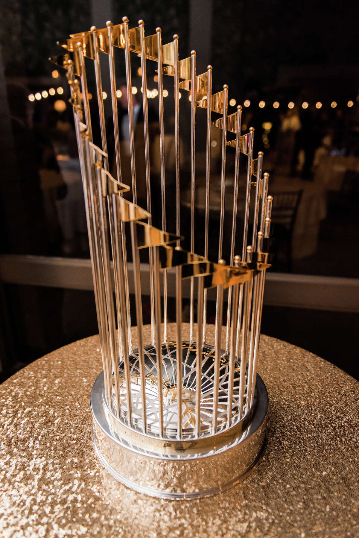 Want to see the World Series trophy? Whom do you know?