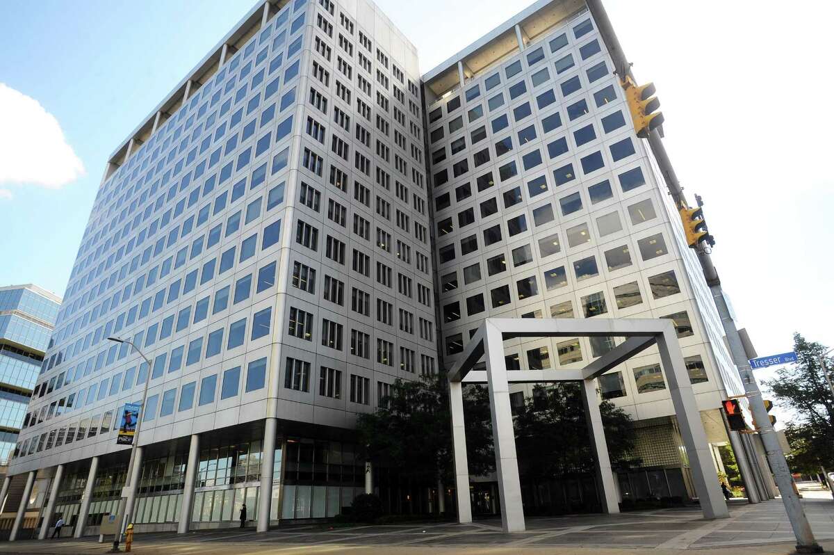 Charter Communications has acquired for $100 million the loan for its headquarters building at 400 Atlantic St., in downtown Stamford, Conn.