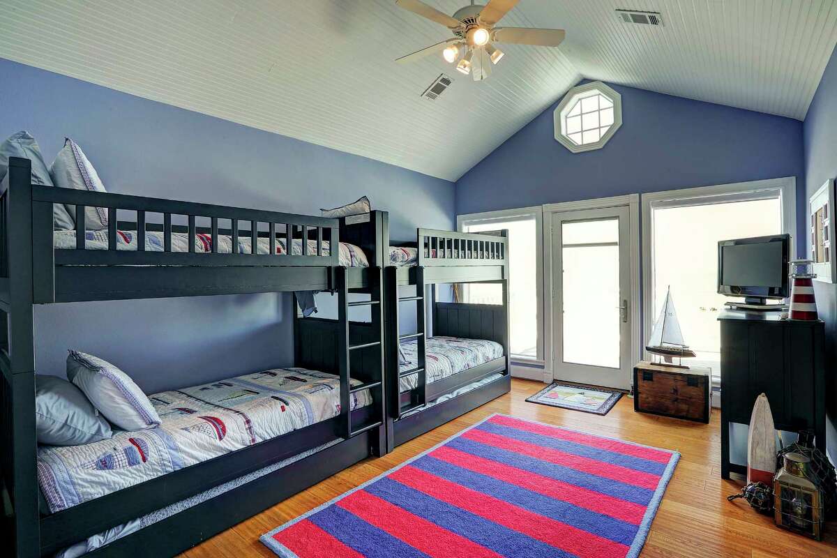 For the grandkids: The Joiners want plenty of space when their children and grandchildren visit. This bunk room has been a great place for their grandsons to crash.