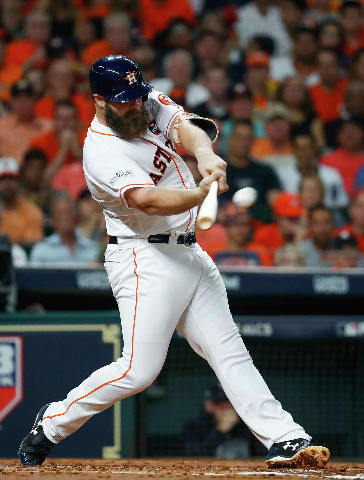 Though Evan Gattis hit just 12 homers in 325 plate appearances last season, the Astros plan to have him serve as their primary designated hitter in 2018 instead of as the No. 2 catcher.