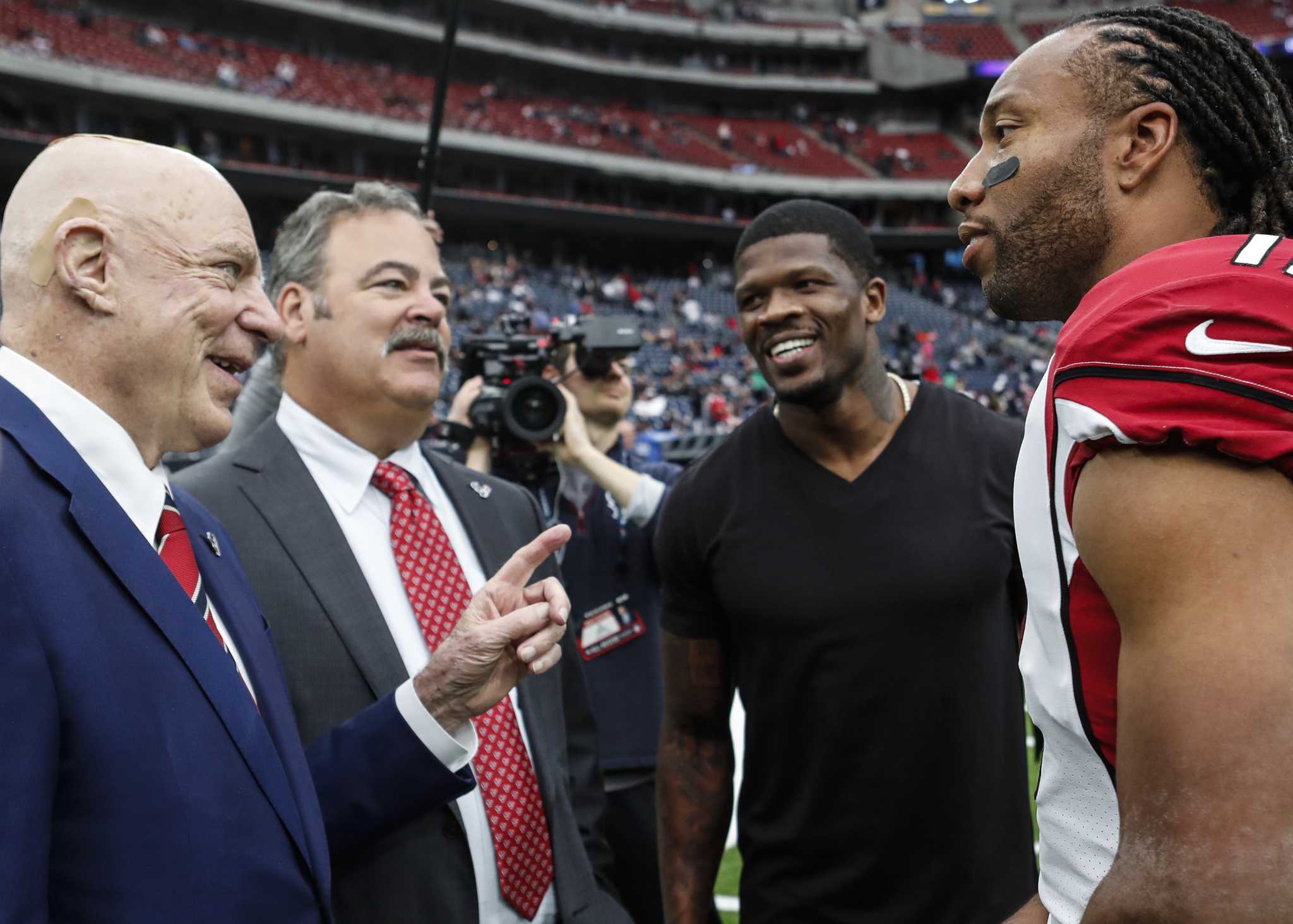 Former Miami Hurricanes WR Johnson inducted into Texans Ring of Honor