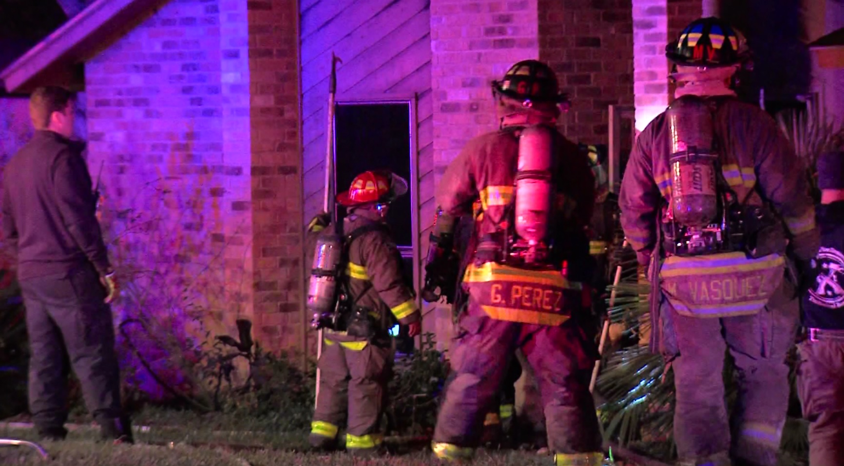 Two children rescued by firefighters in Sunday morning blaze on the ...