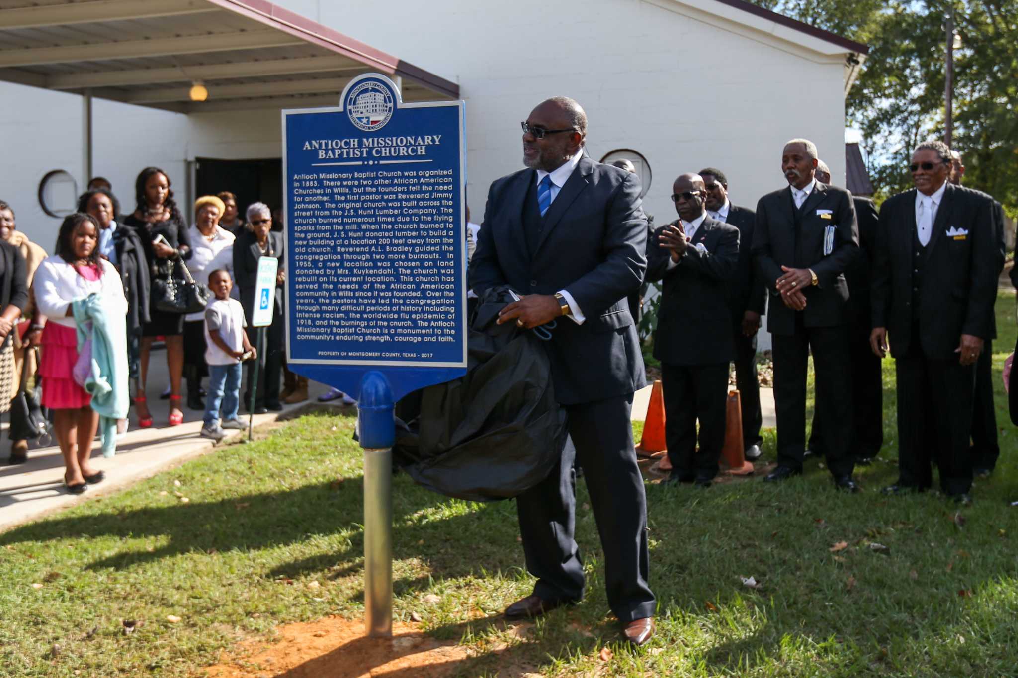 Historical marker unveiled for Antioch Missionary Baptist Church