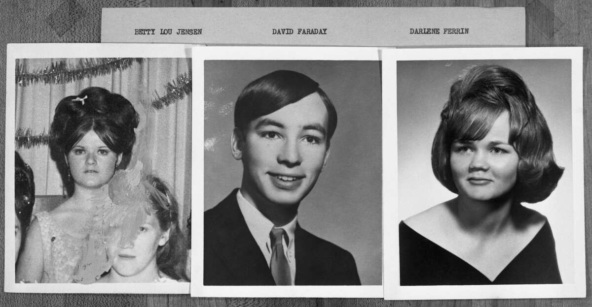 Betty Lou Jensen, David Faraday and Darlene Ferrin were all victims of the Zodiac Killer.