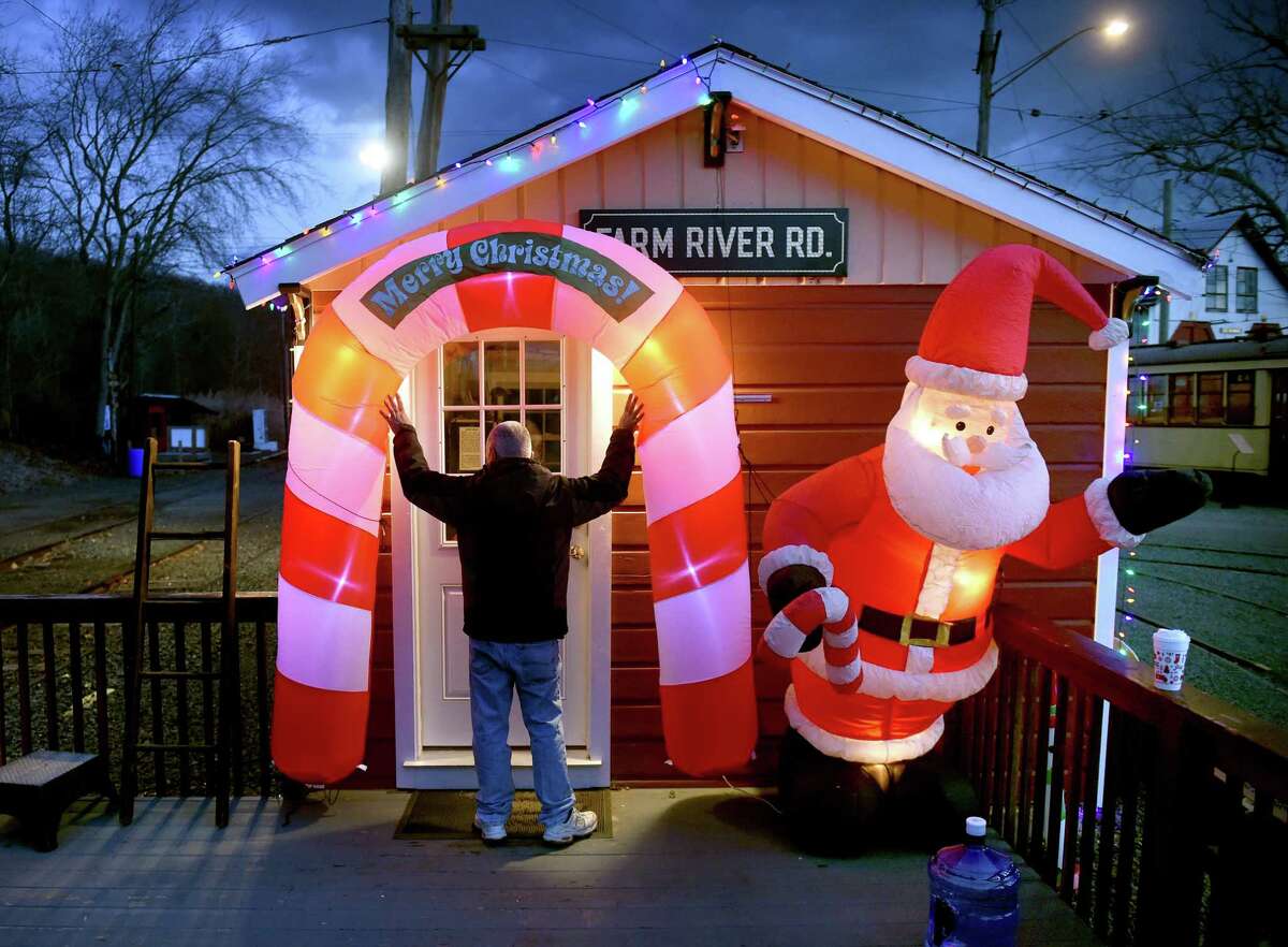 Santa’s Trolley Winter Wonderland, Fantasy of Lights 5 miles apart in New Haven, East Haven