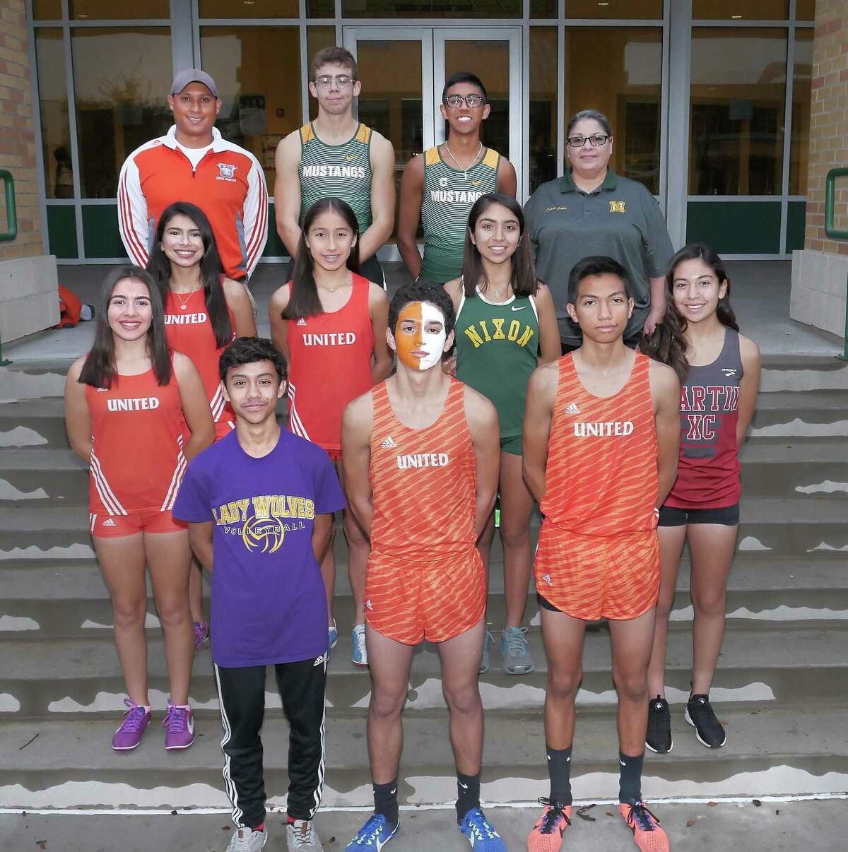 The 2017 Laredo Morning Times All-City team includes, in the front row, Chris Navarrete, Nicholas Martinez and Marcos Muñoz. In the second row are Magaly Lopez, Sabrina Peña, Elisa Perlata, Alexa Rodriguez and Samantha Gonzalez, and in the back row are coach Eddie Gonzalez, Sean E. Bratton, Juan Salinas III and coach Lee Colin.