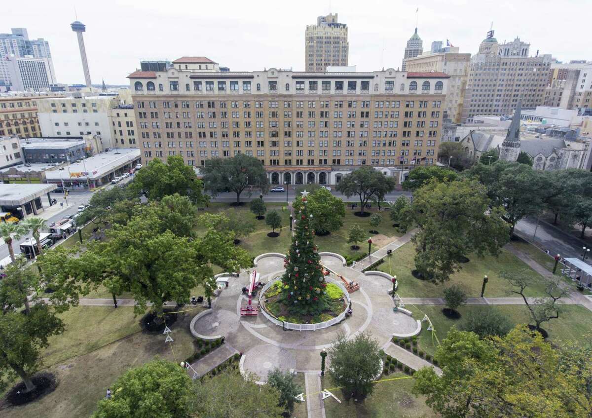 The H-E-B Christmas Tree Lighting Ceremony will light up downtown Friday along with Centro San Antonio’s Annual Lighting of Travis Park for a double celebration.