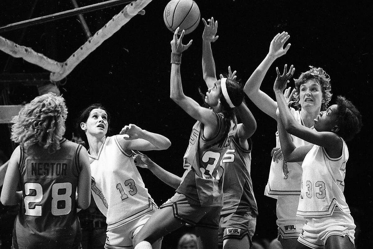 The San Francisco Pioneers play the Milwaukee Does on Nov. 29, 1979. 